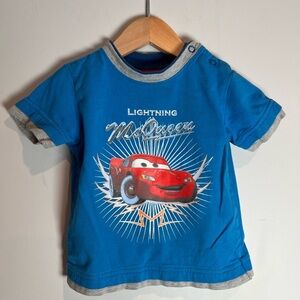 Disney Cars Lightning McQueen Blue T-Shirt 18M Baby Boy